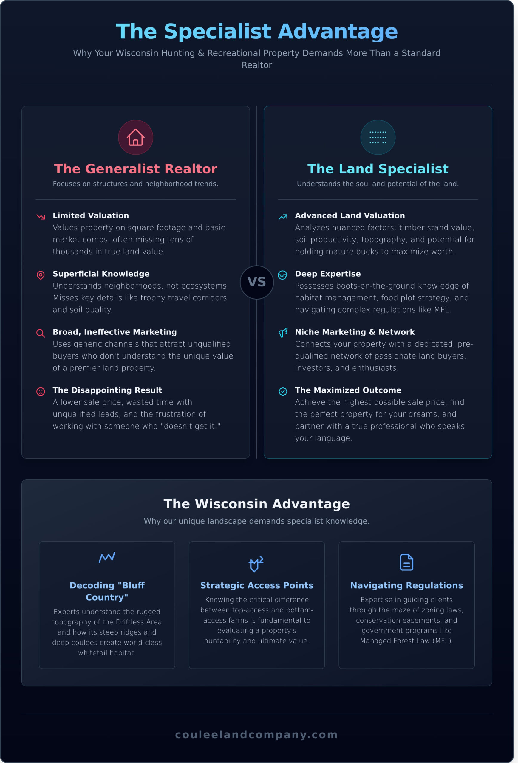 Why You Need a Land Specialist in Wisconsin: The Ultimate Guide - Infographic