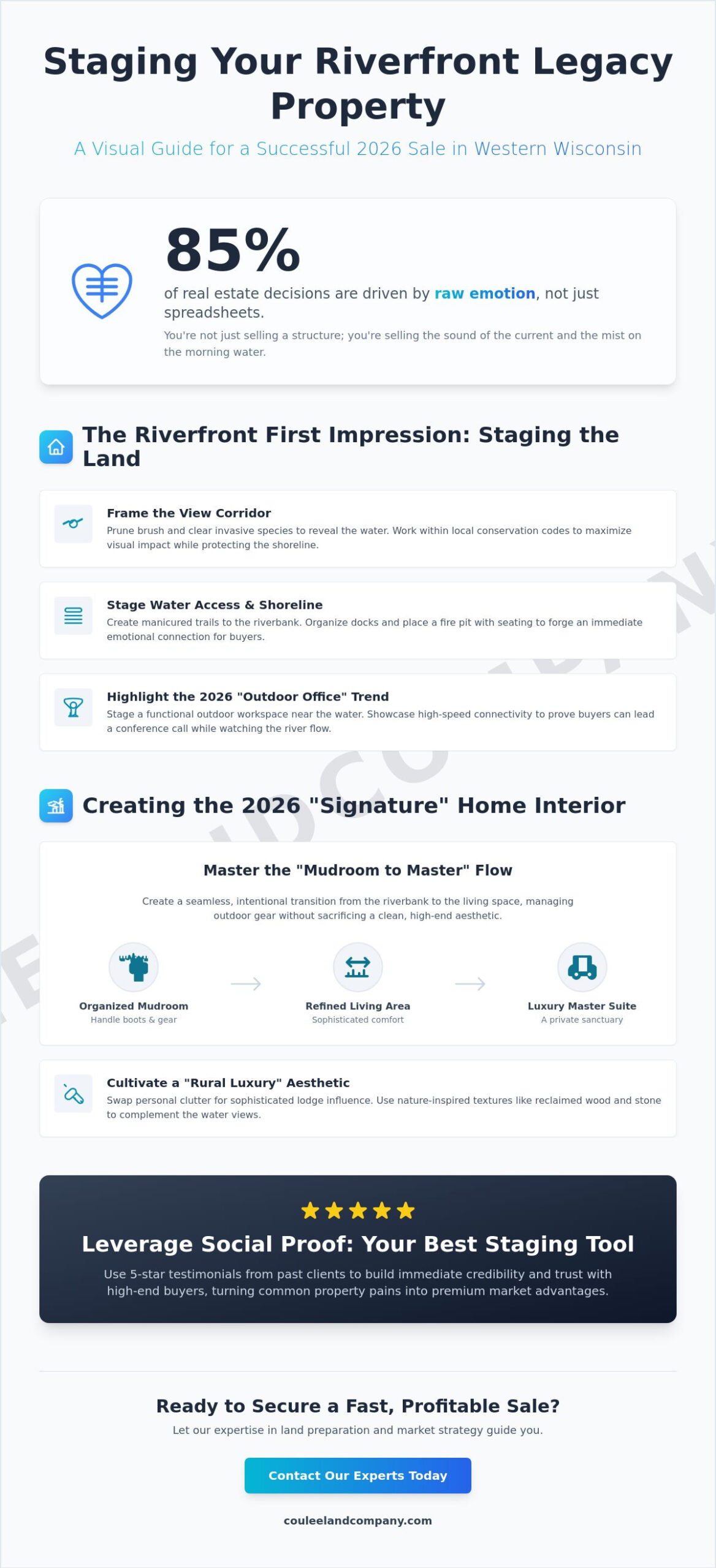 Preparing Your Riverfront Property for Sale in 2026: Staging Tips with 5-Star Review Highlights